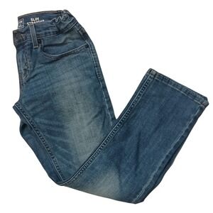 Signature Levi Strauss Slim Straight Adjustable‎ Waist Jeans SKOK080